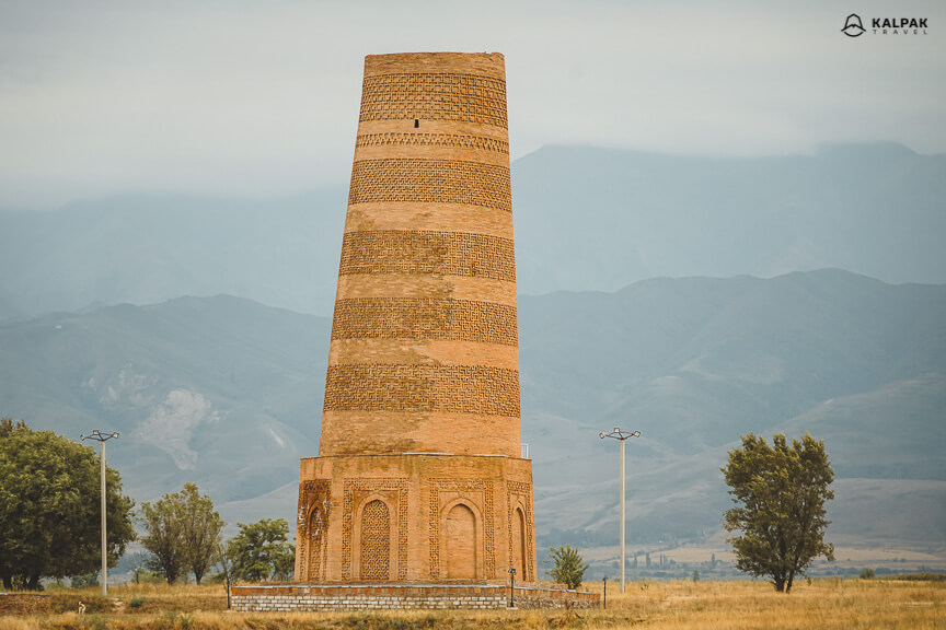 Burana minaret in Kyrgyzstan