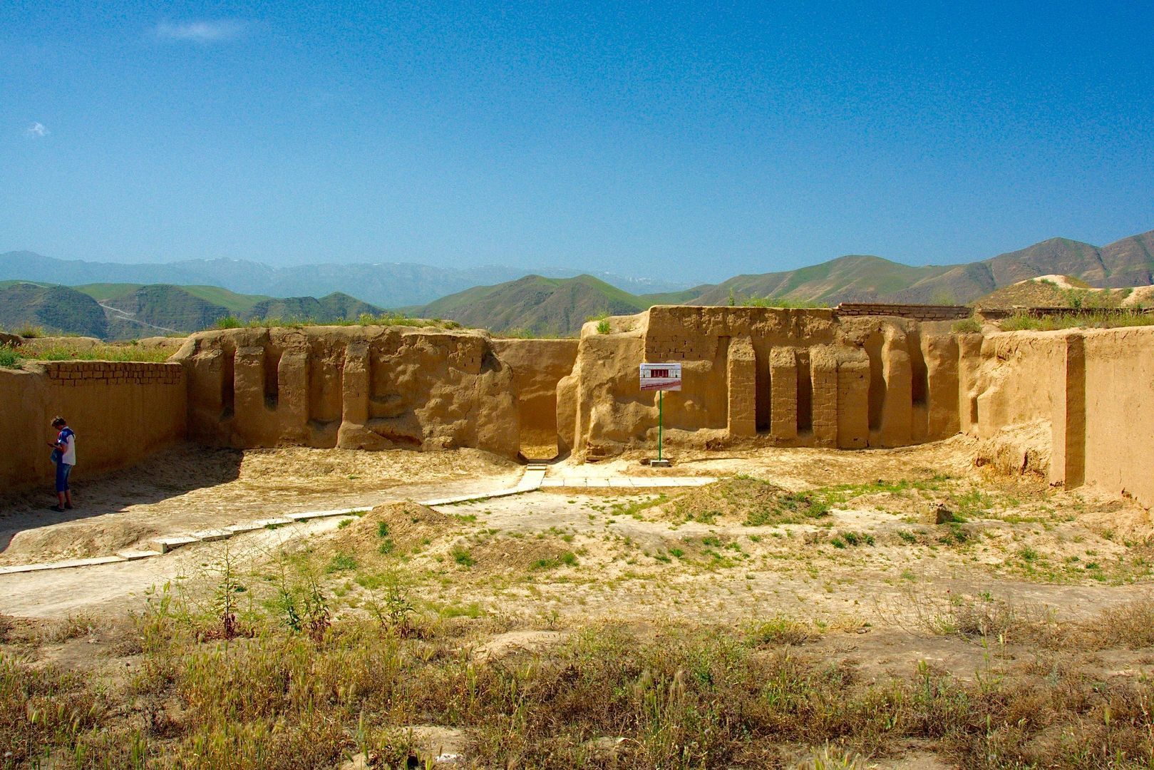 Turkmenistan UNESCO site, Nisa, Central Asia