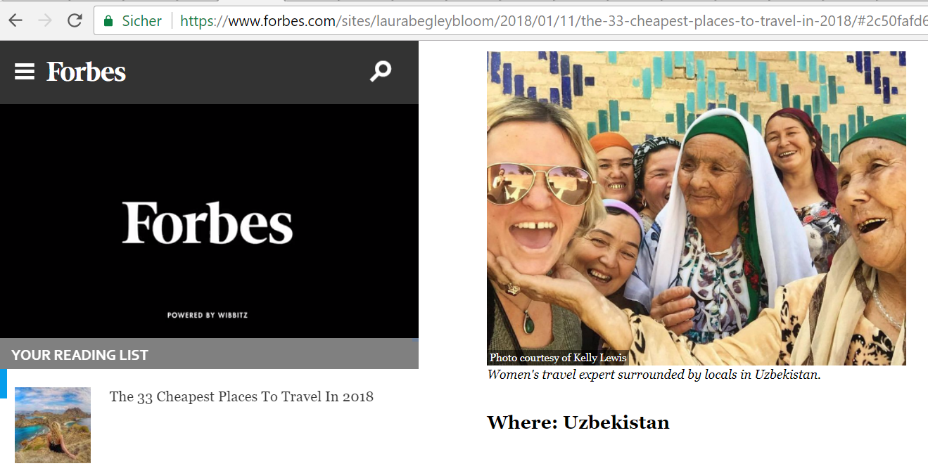 Forbes features Kalpak Travel