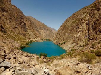 one of the seven lakes, Tajikistan travel
