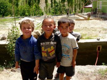 Kids Fann mountains Tajikistan education