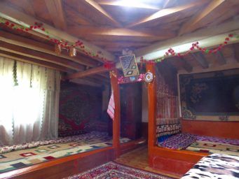 Traditional Pamiri house in Tajikistan
