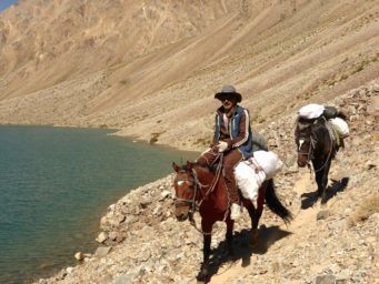 Horse riding in Pamir Tajikistan