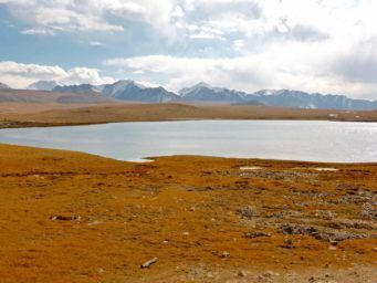 Kyrgyzstan Lake landscape