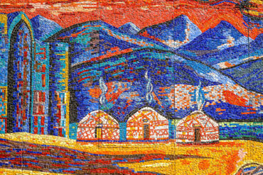 Mosaics in Almaty