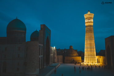 Bukhara at night