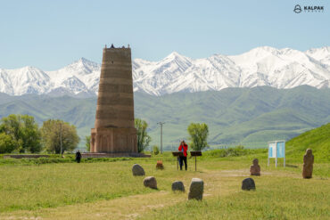 Burana tower in Kyrgyzstan