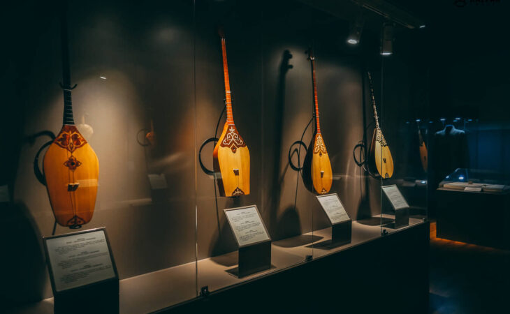 Musical instruments museum inside