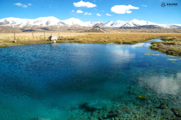 holy lake in the Pamirs