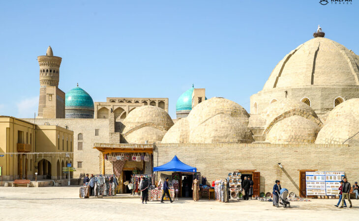 Silk road in Uzbekistan