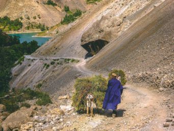 Tajikistan Village road