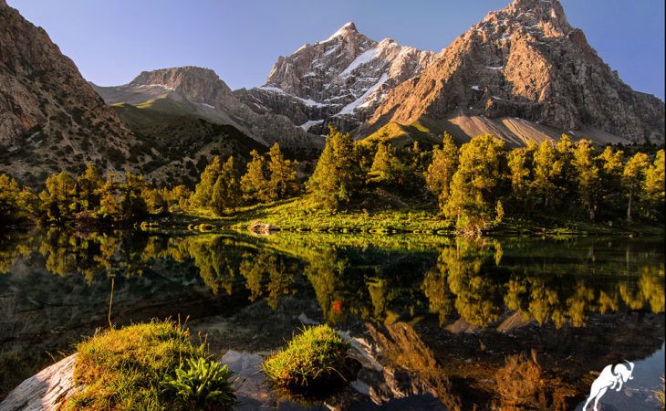 Tajikistan Tour -Gorgeous nature landscape during mountain-bike