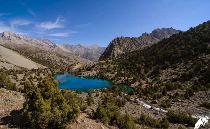 Tajikistan trekking tour, Alauddin lake