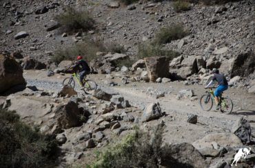 Tajikistan mountain bike tour road