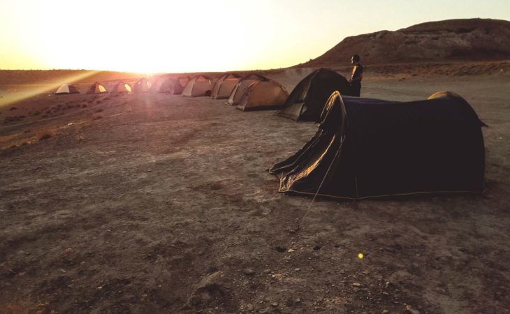 Camping in Turkmenistan