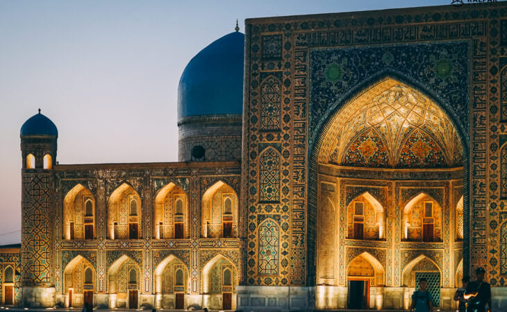 Tillya Kari golden building in Registan