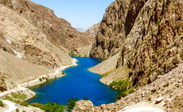 mountain lake in Tajikistan