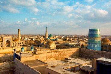 Silk Road city Khiva in Uzbekistan