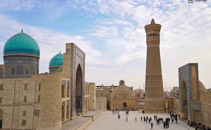Buchara minaret in Usbekistan