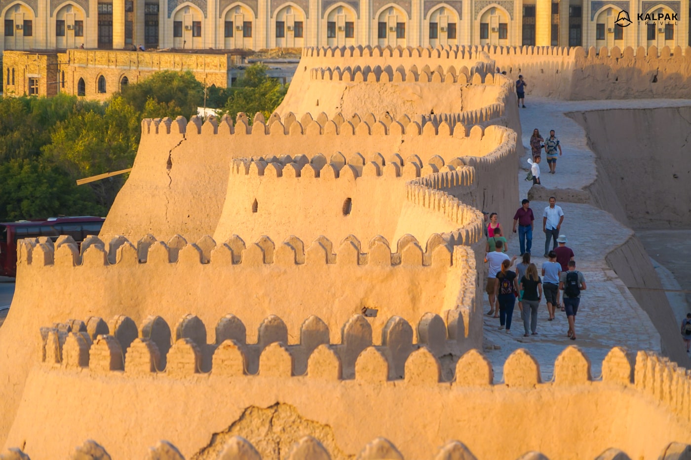 Khiva Walls in Uzbekistan